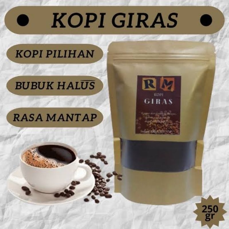 

Bubuk kopi Giras Terenak Khas Nganjuk