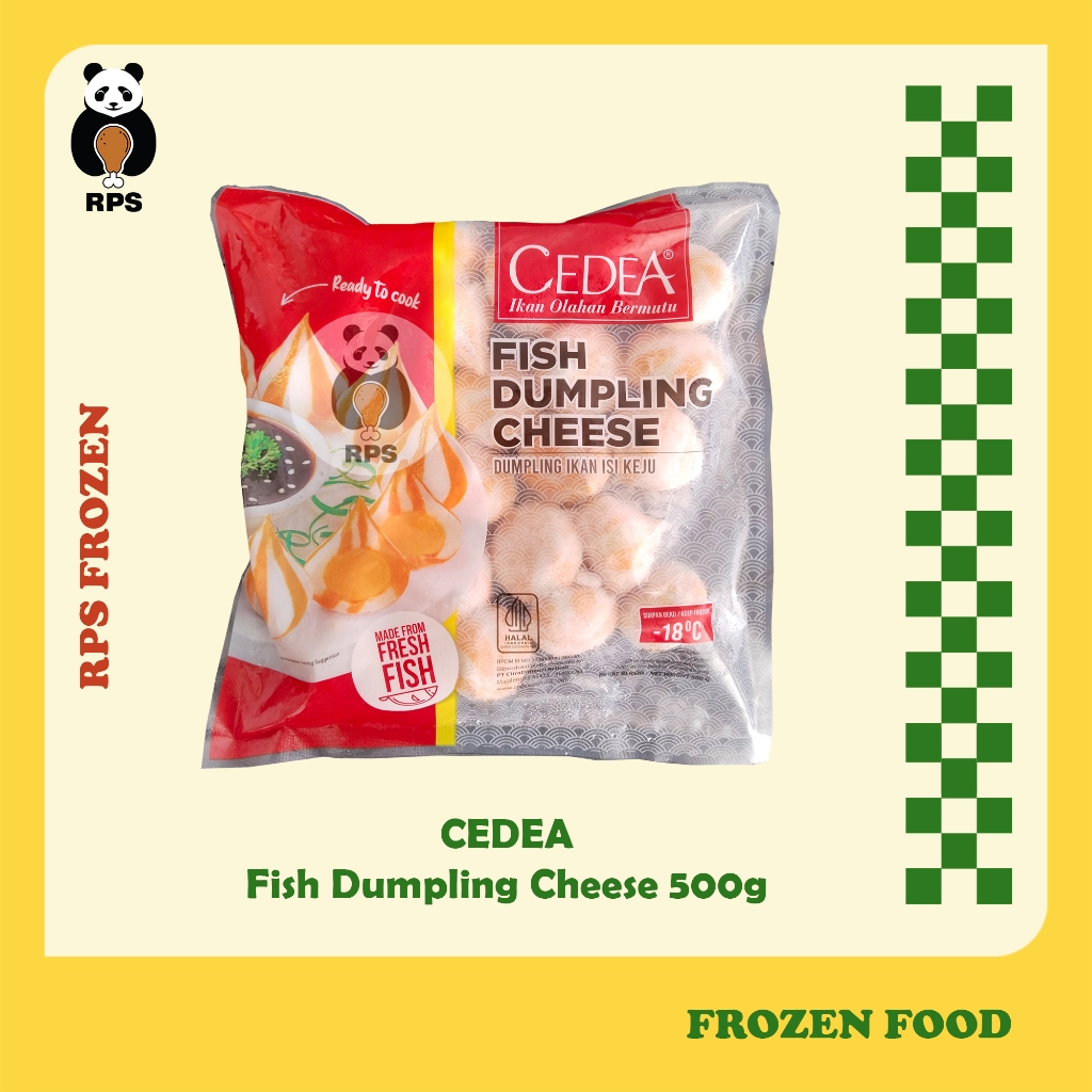 

Fish Dumpling Cheese 500gr, Fish Dumpling Isi Keju Cedea
