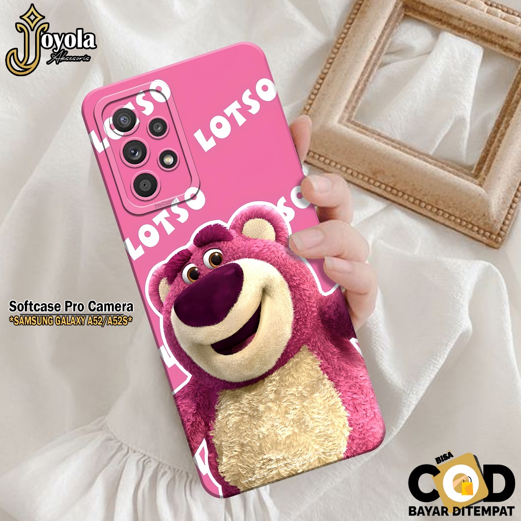 JOYOLA Case Samsung Galaxy A52/A52S Fashion Case Kartun Softcase Samsung Galaxy A52/A52S Pro Camera 