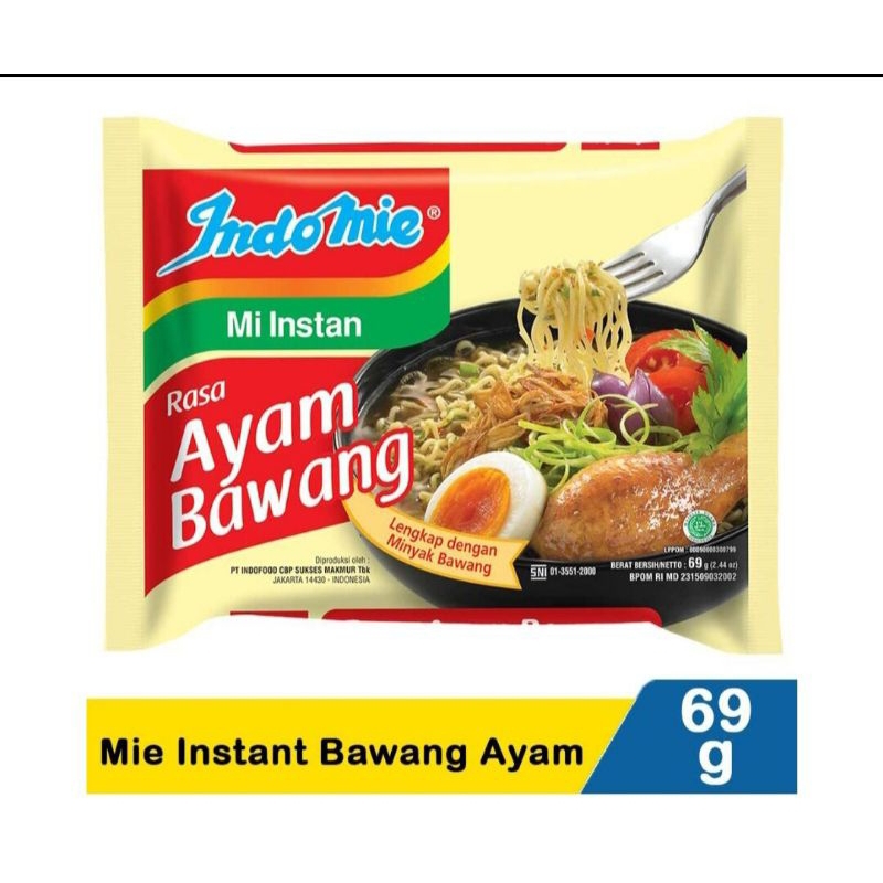 

Indomie ayam bawang 1bungkus