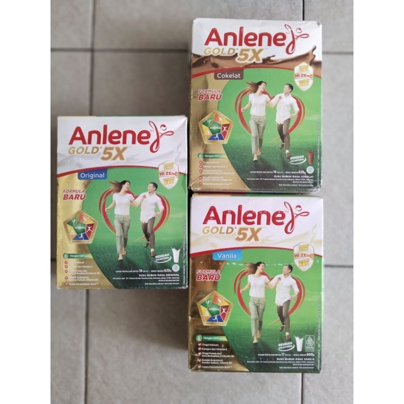 

Anlene Gold 5X 620gr/600gr (kardus luar kurang baik)