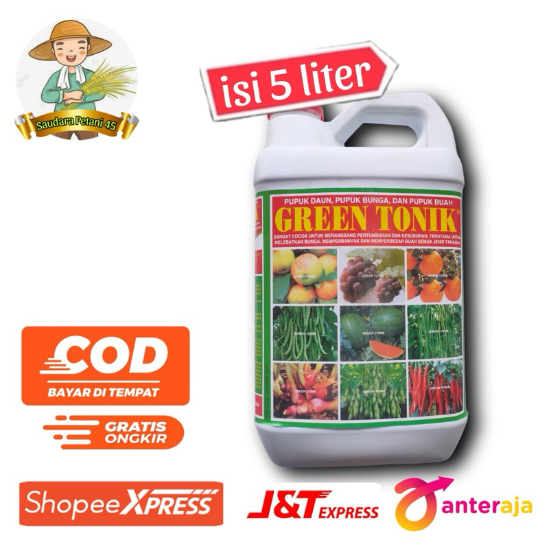 Pupuk GREEN TONIK isi 5 Liter Pupuk Cair Lengkap