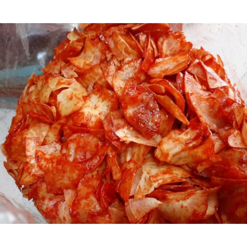 

KERIPIK SINGKONG BALADO LENGKET BERAT 1 KG