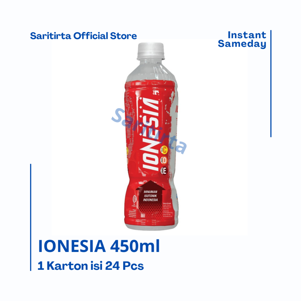 

Minuman isotonik Ionesia kemasan botol 450 ml