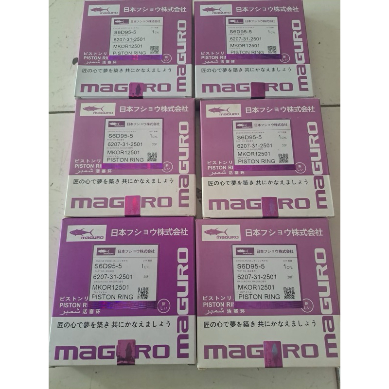 Ring piston pc200-6 6d95L Maguro
