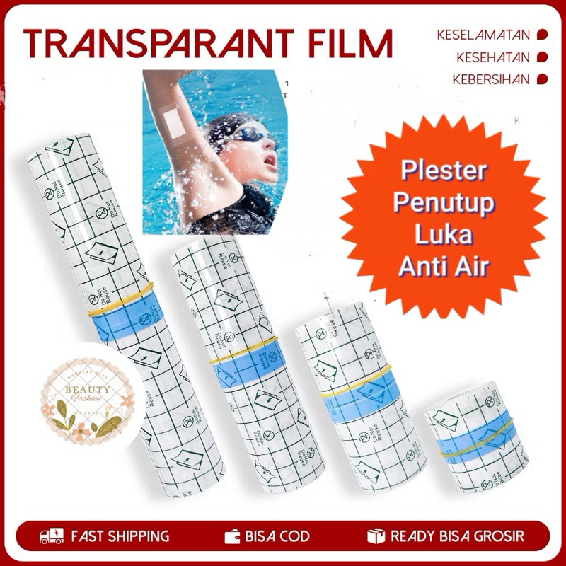 Plester  Luka Anti Air Waterproof /Film Transparan Pasca Operasi /Pita Medis Anti Air/plester Faceli