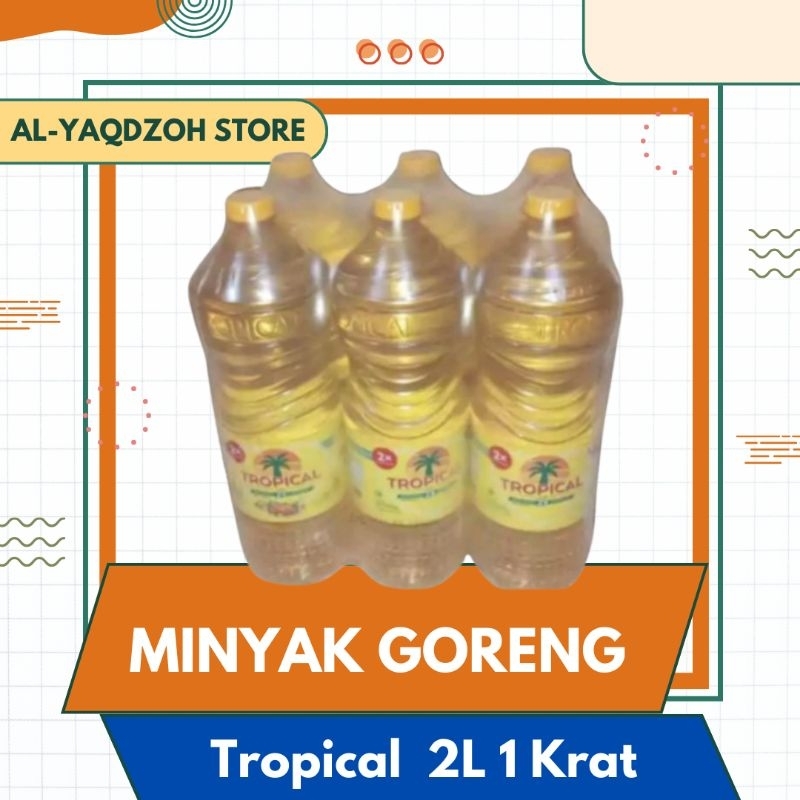 

Minyak Goreng Premium | TROPICAL 2Liter | 1 Krat isi 6 Botol