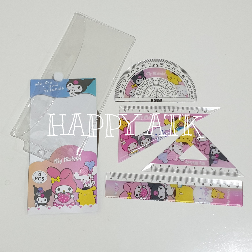 

PENGGARIS (ISI 4PCS) KARAKTER SANRIO KUROMI CINAMONROLL