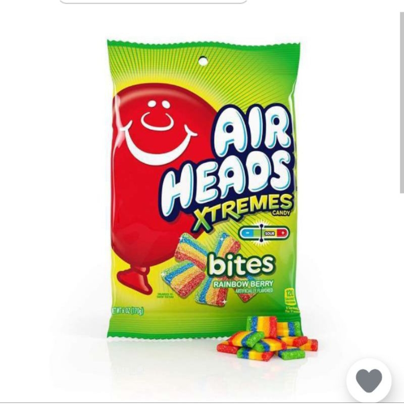 

airheads extremes bites rainbow berry 2 oz