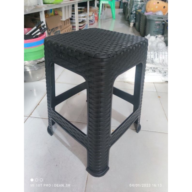 Kursi Bakso Olymplast rajut motif rajut kursi Olymplast