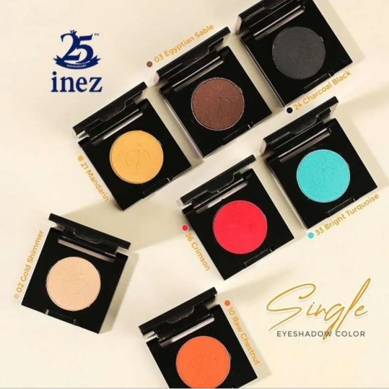 Inez Cosmetic Single Eyeshadow Color