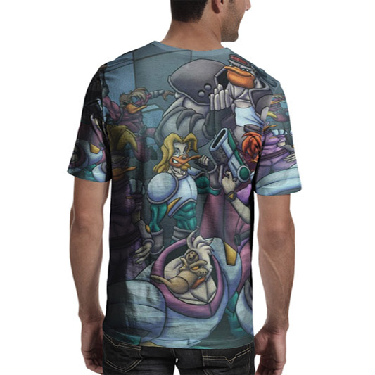 Kaos Mighty Ducks of Anaheim Tshirt Fullprint Bahan Polyester Jersey [PO 3 Hari] || Silahkan Langsun