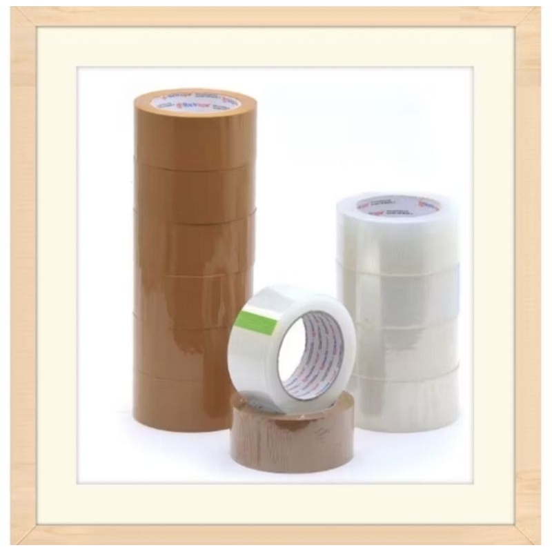 

LAKBAN BENING 100YARD ISOLASI SELOTIP CLEAR TAPE 45MM DAYA LENGKET KUAT LAKBAN COKLAT