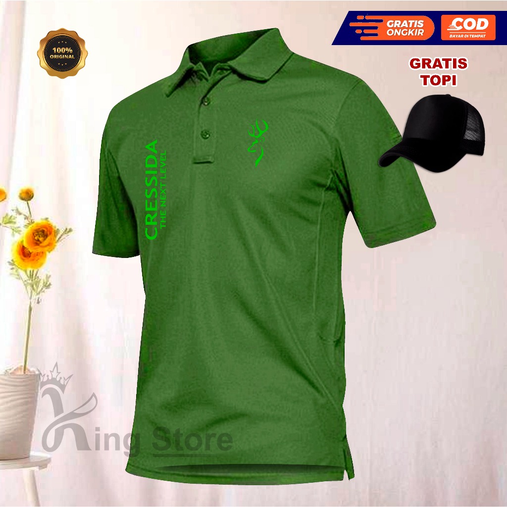 Kaos Polo CRSS Kirka Hijau Tx TSHIRT BAJU KERAH PRIA WANITA UNISEX |  POLO Distro King Store | Baju 