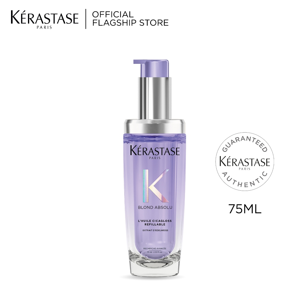 Kerastase Blond Absolu Hair Oil 75ml Hair Oil for Bleached Hair - Serum Rambut untuk Rambut Dibleach