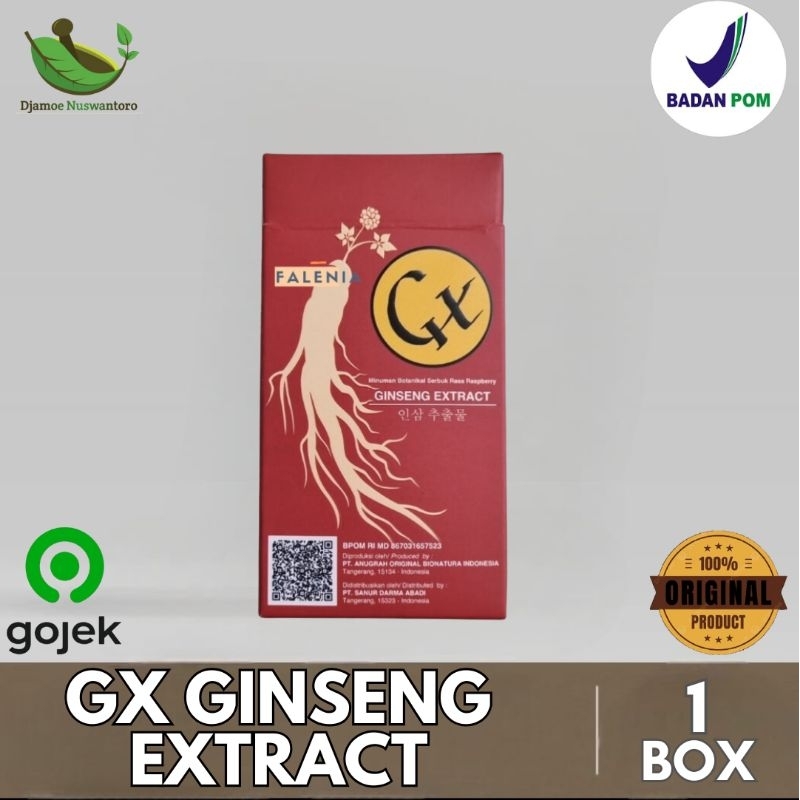 GX GINSENG EXTRACT 1 BOX - MINUMAN SERBUK PRIA DEWASA