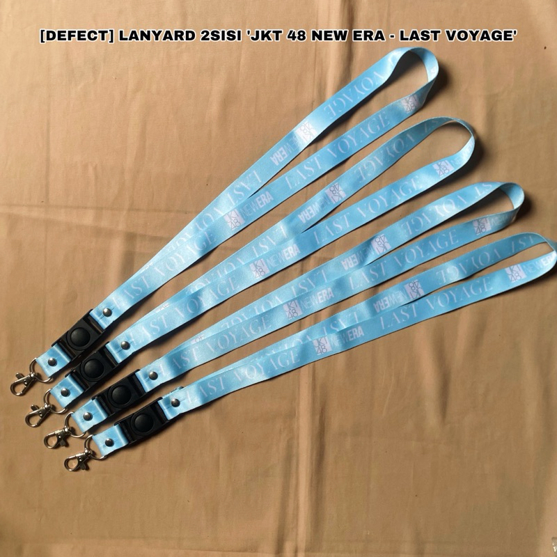 

[DEFECT] LANYARD 2SISI JKT 48 NEW ERA LAST VOYAGE (FREE RING)