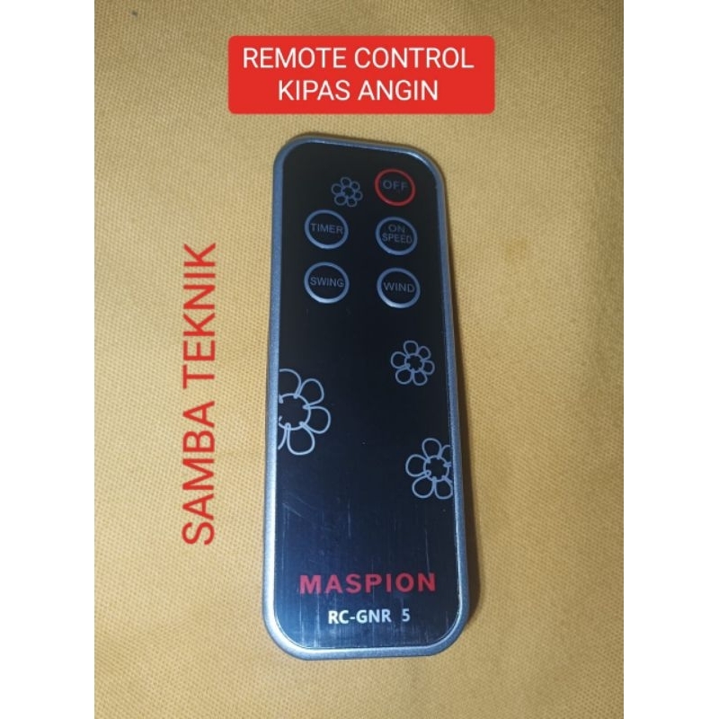 REMOTE KONTROL KIPAS ANGIN MASPION ORIGINAL