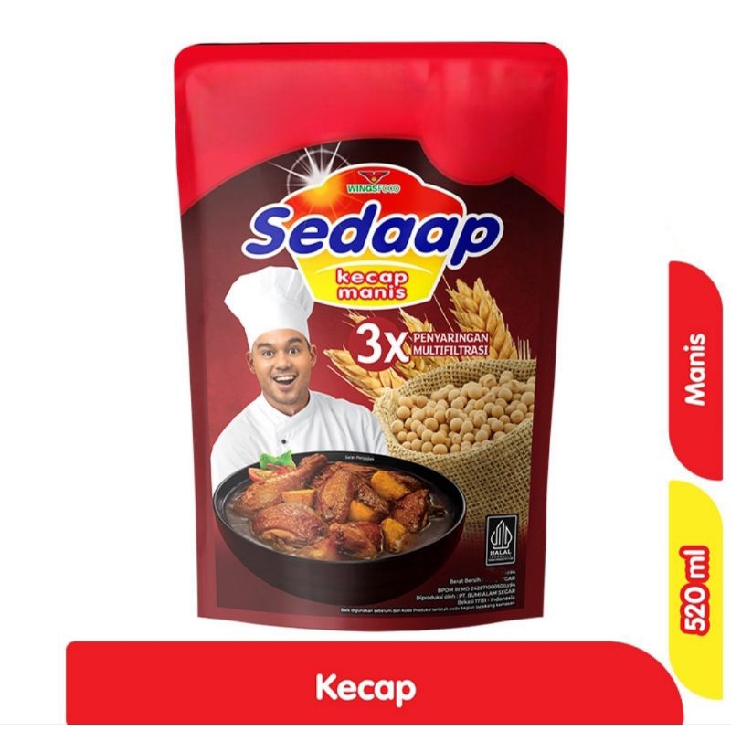 

Sedaap Kecap Manis Pouch 700 g /520 ml