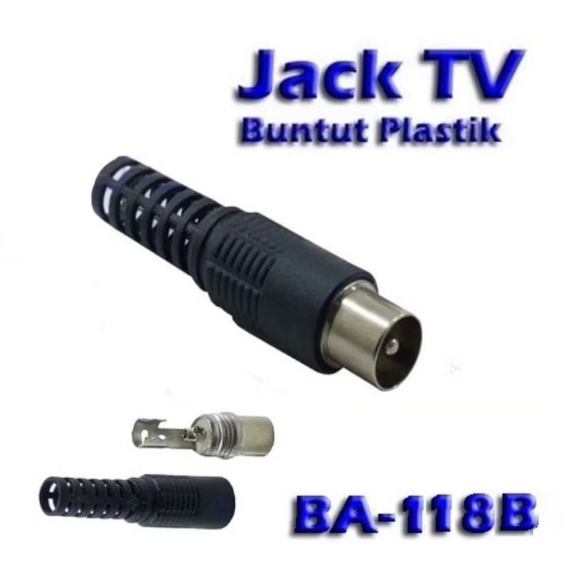 Jack Tv Plastik Jack Tv Antena Male Termurah Terbagus