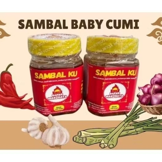 

SAMBAL Baby cumi / 150gram / pedas / khas Samarinda