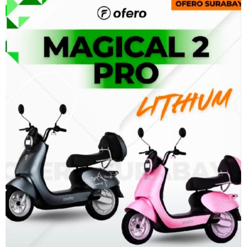 E-BIKE SEPEDA LISTRIK OFERO TIPE MAGICAL 2PROLIT || SPEED 42KM/H POWER 600W
