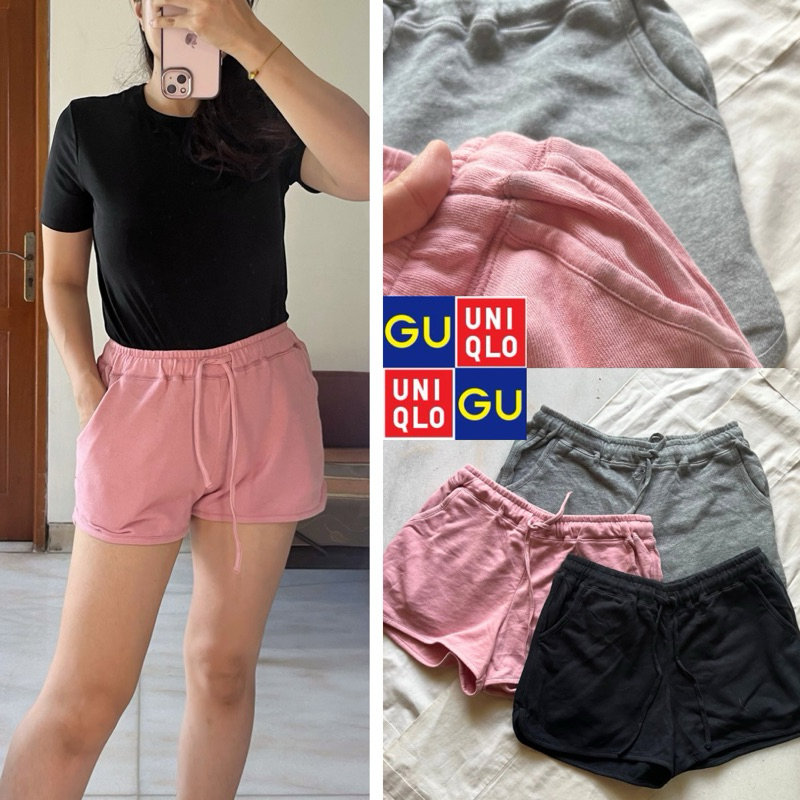 GU Sweat Short Pants Celana Pendek GU