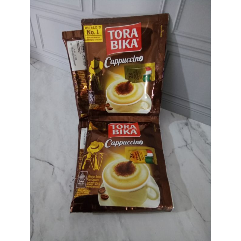 

Kopi Tora Bika Cappucino 25g