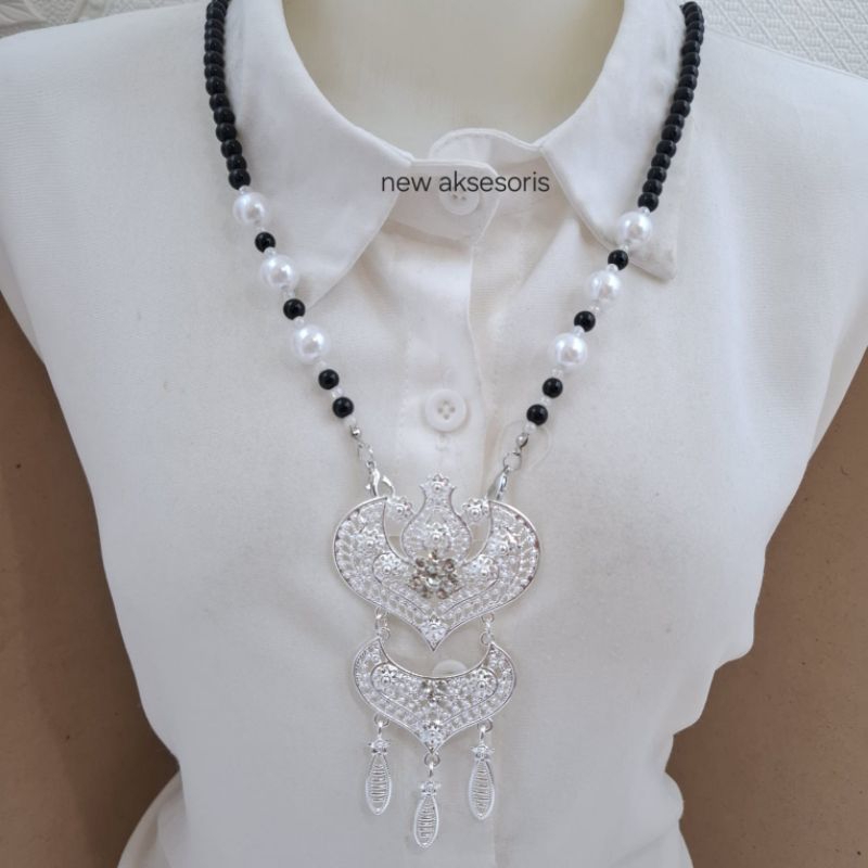 YZ7 Kalung Bros Kebaya Kutubaru Aksesoris Fashion Hijab