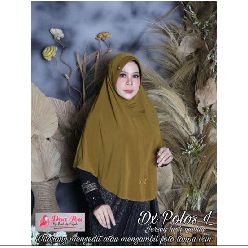 Bergo Dex Oval Polos L Doa Ibu
