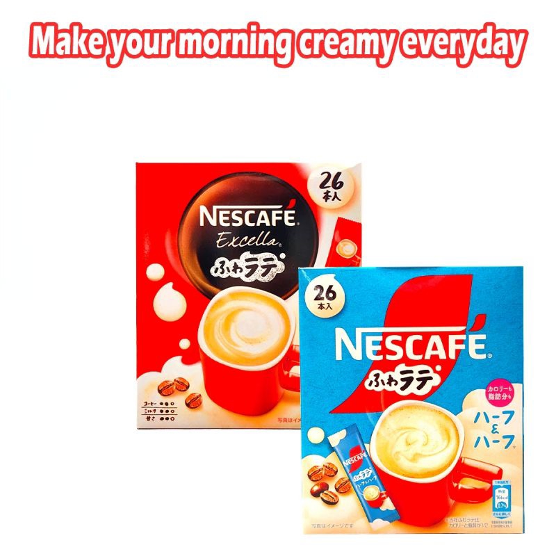 

Nescafe Jepang Excella Creamy Everyday Coffee Fuwa Latte Japan