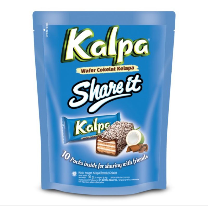 

Kalpa Wafer Cokelat Share It Pouch 10 x 9 g