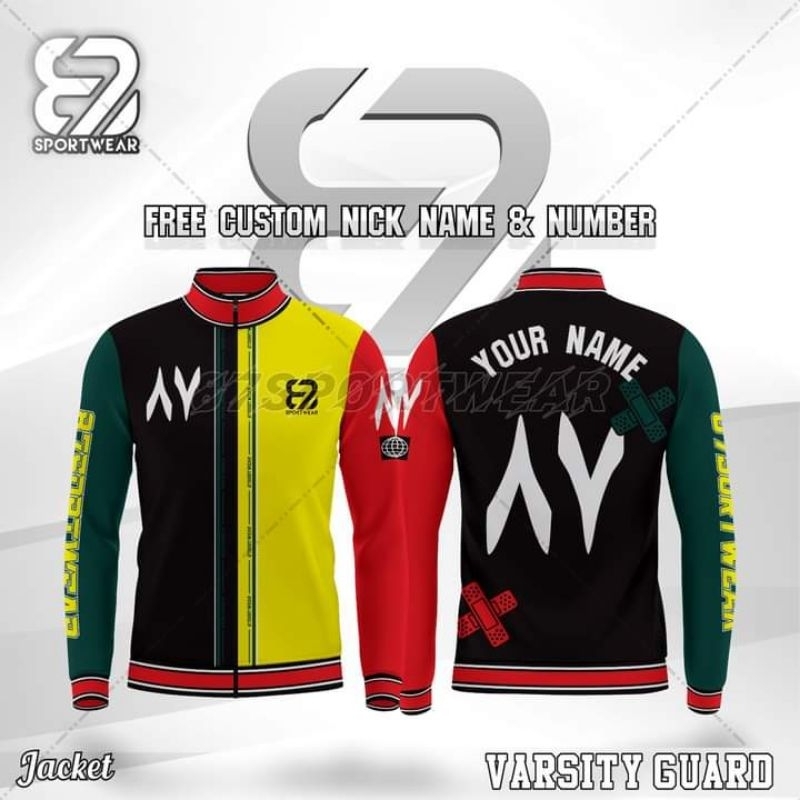 Pakaian olahraga Varsity Guard Jacket Vans Lengan Panjang