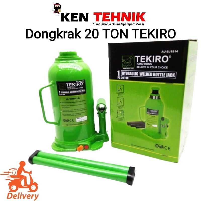 Dongkrak Botol TEKIRO 20TON / Hydraulik Jack TEKIRO 20TON