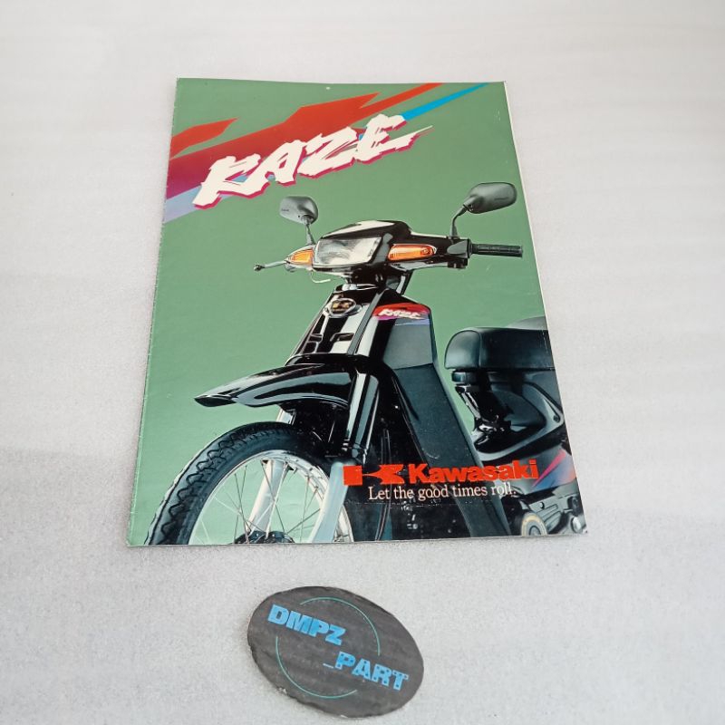 BROSUR IKLAN POSTER KAWASAKI KAZE ORIGINAL