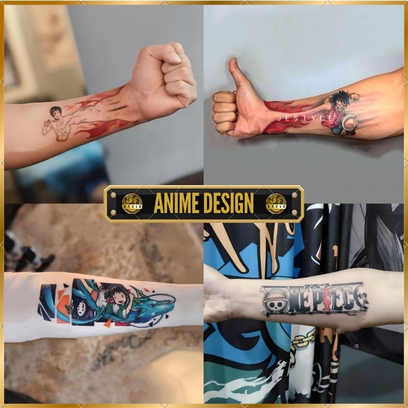 [ANC-AND] TATTO TEMPORER TATTOO TEMPORARY ANIME ONE PIECE DRAGON BALL NARUTO