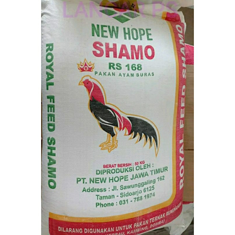 Pur Ayam Shamo New Hope Shamo Pakan Ayam Buras Makanan Ayam Murah