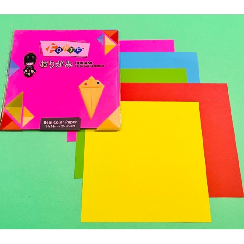 

Origami/Kertas lipat 14 x14 Forte/2 Sisi