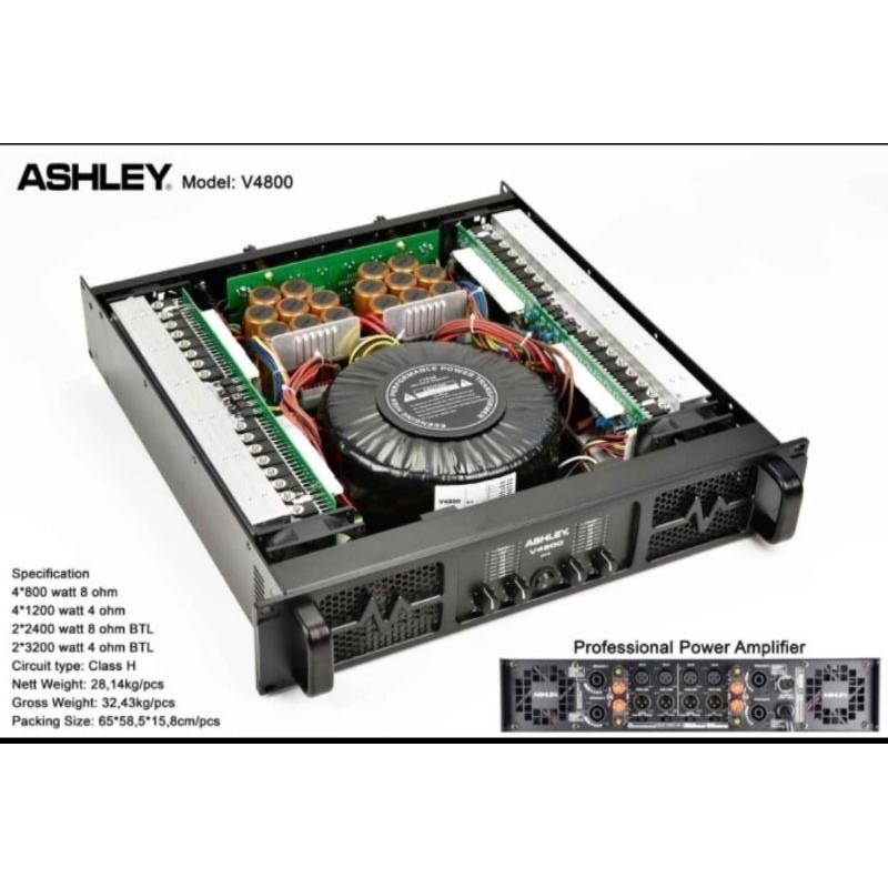 Power Ashley V4800 (4 Channel) V 4800