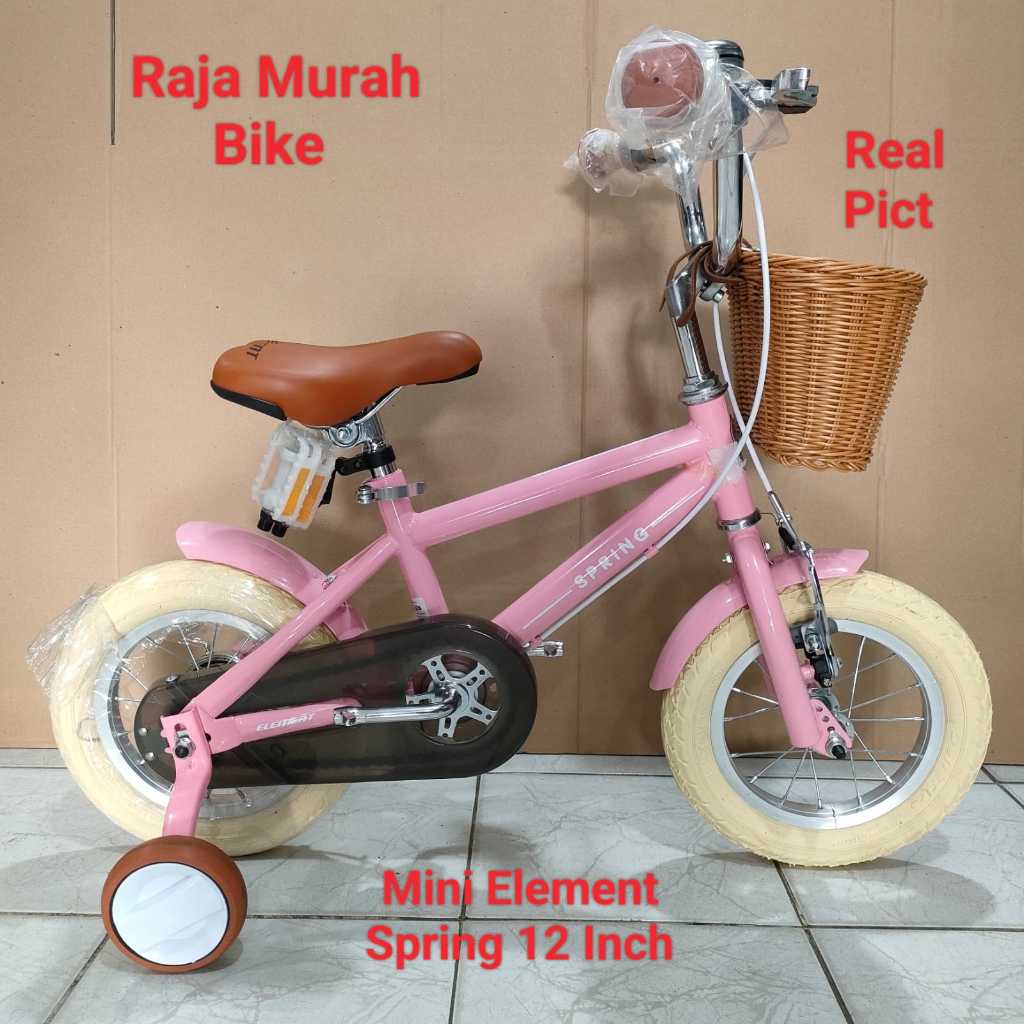 Sepeda Anak Perempuan Mini 12 inch Element Spring Sepeda Anak Element Spring 12 inch