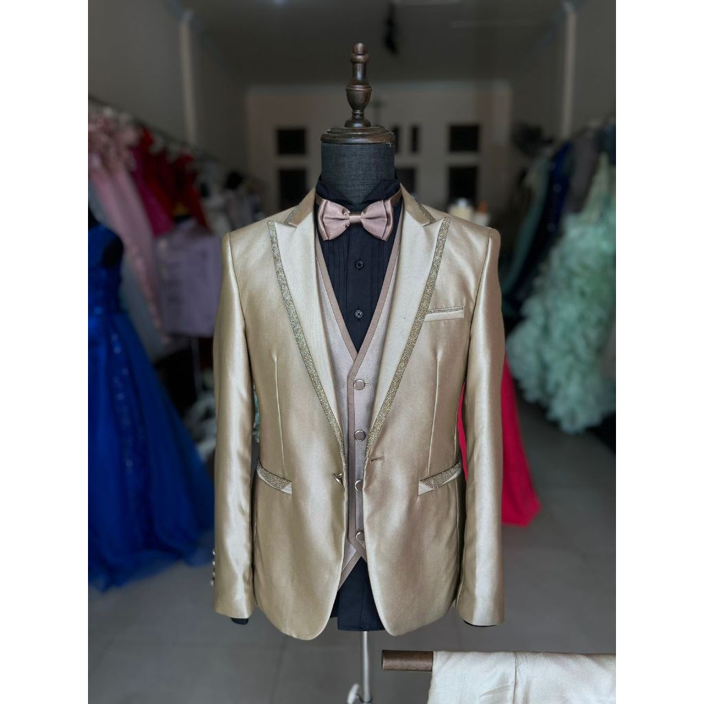 [FOR RENT] HLENN ATELIER - SETELAN JAS FORMAL/ RESMI 4 IN 1 - jas nikah jas wedding jas pesta jas ma