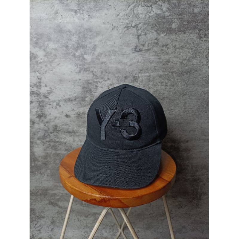 Y-3 BLACK ON BLACK CAP