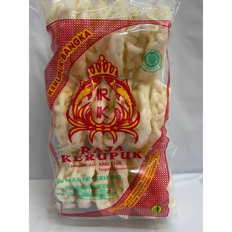 

Rajak Kerupuk King Star Raja Merah || Kerupuk Bangka isi 18