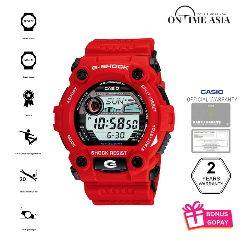 Casio G-Shock G-7900A-4DR / G7900A-4 Original & Garansi
