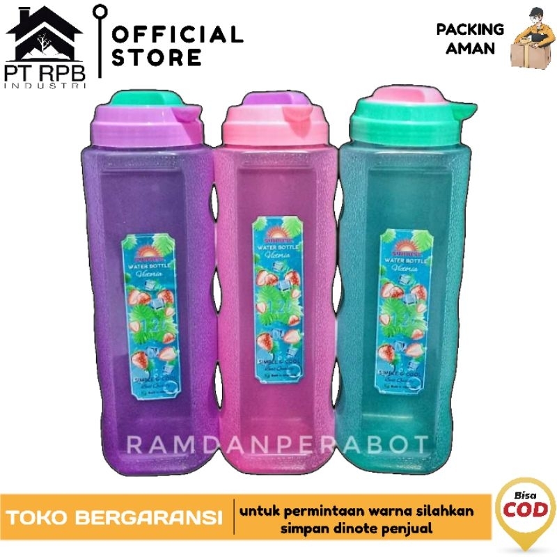 BOTOL MINUM BESAR PLASTIK 1,2 LITER