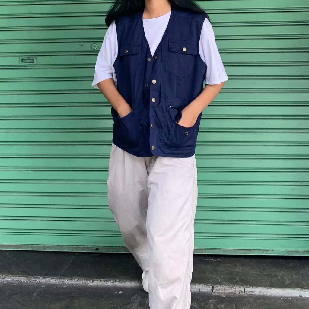 easely buddy | Alberto Cargo Vest | Tactical Vest | Vest Second | Baju Thrift | Vest vintage | Baju 