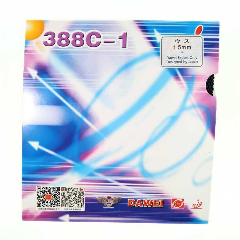 Karet Pingpong Tenis Meja Bintik DAWEI 388 C-1 Sponge - Karet Dawei Bintik 388 C-1