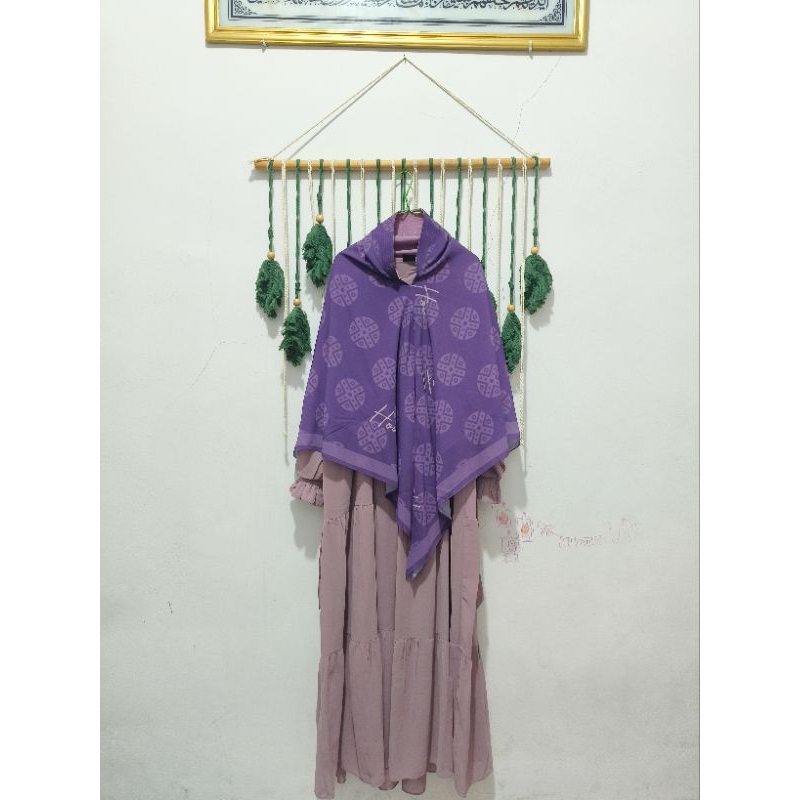 set khimar House Of Uga gamis biasa