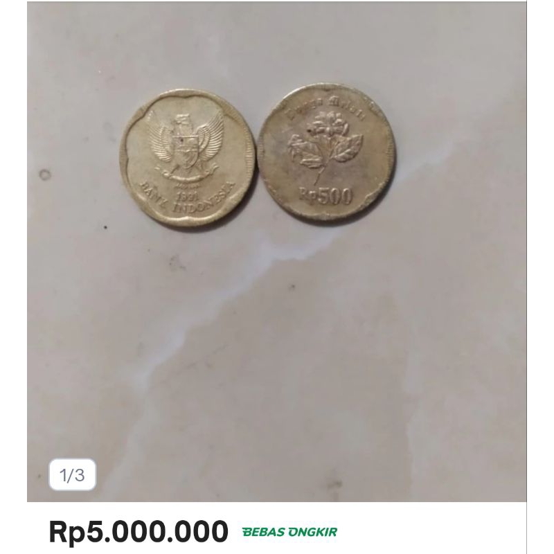 koin 500 melati