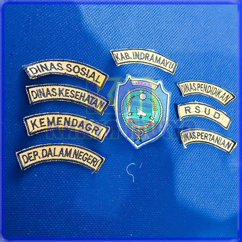 Bordir Pemkab Indramayu Lengkap Bet Bordir Logo Dinas Kab Indramayu - KM